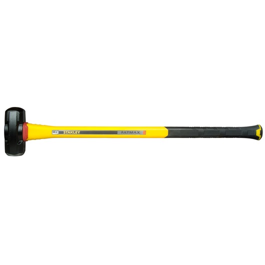 STANLEY FMHT1-56011 yellow and black sledgehammer, photographed from the side on a white background.