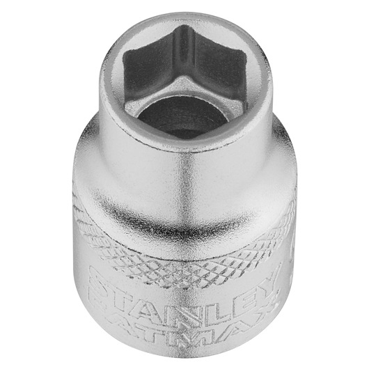STANLEY socket, SKU FMMT17209-0, chrome finish, close-up angled view on white background.