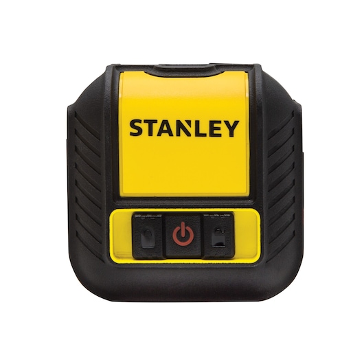 STANLEY STHT77498-1 yellow and black digital device, photography category, front angle.