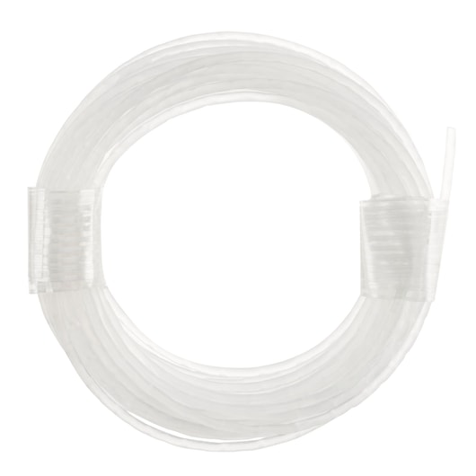 STANLEY STZST1326 clear coiled tubing on white background, front angle, photography product.